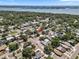 Neighborhood aerial view featuring lush greenery and proximity to the bay at 8020 24Th Ave N, St Petersburg, FL 33710