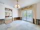 Dining area with sliding glass doors to patio and plenty of room to make your own at 9631 Oak Ne St, St Petersburg, FL 33702