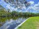 Picturesque waterfront view with lush green trees reflected in the calm water at 9631 Oak Ne St, St Petersburg, FL 33702