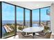 Enjoy breathtaking ocean views from the dining table in this beautifully designed condo at 1 Beach Se Dr # 1902, St Petersburg, FL 33701