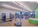 Large gym with stationary bikes, treadmills, elliptical, and weight training equipment at 1 Beach Se Dr # 1902, St Petersburg, FL 33701