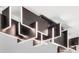 A unique and stylish black modern ceiling lighting fixture at 1 Beach Se Dr # 1902, St Petersburg, FL 33701