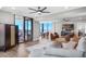 Bright and airy living room featuring modern decor, a comfortable sofa, and beautiful ocean views at 1 Beach Se Dr # 1902, St Petersburg, FL 33701