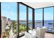 Enjoy beautiful city and water views from this stylish living space in a high-rise condo at 1 Beach Se Dr # 1902, St Petersburg, FL 33701