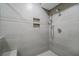 Walk in shower with shower head and shelving at 1 Beach Se Dr # 1902, St Petersburg, FL 33701