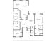 Detailed floor plan showcasing layout with kitchen, bedrooms, living spaces, and bathrooms with labeled dimensions at 11510 92Nd Way, Largo, FL 33773