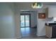 Open floor plan from the kitchen that flows into the adjacent living room at 1665 Grove St, Clearwater, FL 33755