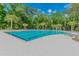 Large, outdoor swimming pool with clear blue water and ample deck space, perfect for relaxation and recreation at 17589 Cruiser Bnd, Land O Lakes, FL 34638
