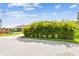 Street view of a home featuring mature landscaping and a paved driveway, in a neighborhood setting, creating curb appeal at 17589 Cruiser Bnd, Land O Lakes, FL 34638