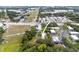 Beautiful aerial shot highlights homes amid verdant trees, with easy access to roads and nearby amenities at 2174 62Nd N St, Clearwater, FL 33760