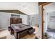 Bedroom with an unfinished platform bed with exposed drawers at 2174 62Nd N St, Clearwater, FL 33760