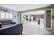 Open-concept living room seamlessly connecting the kitchen at 2174 62Nd N St, Clearwater, FL 33760