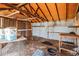 This shed has exposed beams and ample storage space for all your needs at 2174 62Nd N St, Clearwater, FL 33760
