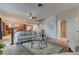 Spacious living room with contemporary furnishings, hardwood floors, and neutral decor at 3322 Cypress Landing Dr, Valrico, FL 33596