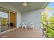 Outdoor patio with seating at 4325 58Th N Way # 1527, Kenneth City, FL 33709