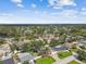A beautiful neighborhood features numerous houses and trees alongside a lake at 4400 Helena Ne St, St Petersburg, FL 33703