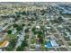 Wide aerial view showcasing the property's location within a vibrant neighborhood at 513 Fairhope Dr, Apollo Beach, FL 33572