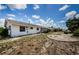 The backyard of the home features well-maintained landscaping, surrounded by nearby residences at 801 Oakmont Ave, Sun City Center, FL 33573