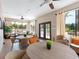 Bright community lounge area with comfortable seating and views of the pool area at 10356 Carrollwood Ln # 204, Tampa, FL 33618