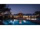 Community pool and amenity center with covered seating and lounge chairs, perfect for relaxing on sunny days at 13118 Rain Lily Dr, Riverview, FL 33579