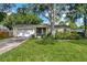Charming single-story home with a well-manicured lawn and mature trees offering ample shade at 1524 Essex N Dr, St Petersburg, FL 33710