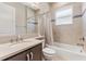 Neutral bathroom with a shower and bathtub combination at 15528 Corona Del Mar Dr, Wimauma, FL 33598