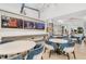 Community room features multiple TVs and tables, ideal for socializing and community events at 19652 Ship Wheel Way, Land O Lakes, FL 34638