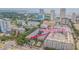 Aerial view of Huntington Unit #1, showcasing its location amidst lush greenery and close proximity to the waterfront at 350 2Nd N St # 1, St Petersburg, FL 33701