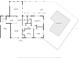 Detailed floor plan layout showing the room dimensions and layout of the home and pool at 3701 Manatee Se Dr, St Petersburg, FL 33705
