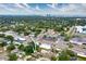 Aerial view showing a single Gathering home close to the city at 4411 W Bay Villa Ave, Tampa, FL 33611