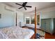 Bright bedroom boasting hardwood floors, large windows, and ample closet space at 457 8Th N Ave, St Petersburg, FL 33701
