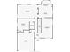 First floor floorplan featuring kitchen, breakfast nook, Gathering room, living room and garage at 4852 Trinidad Dr, Land O Lakes, FL 34639