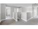 Hallway view of the second story of the home at 4852 Trinidad Dr, Land O Lakes, FL 34639
