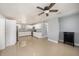Spacious kitchen with white cabinetry, stainless steel appliances, and tile floors at 5012 Troydale Rd, Tampa, FL 33615