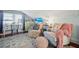 A cozy attic room with a sitting area, featuring vintage furniture and lots of light at 634 6Th N St, St Petersburg, FL 33701