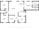 Detailed floor plan of the house layout including the dimensions of each room at 6724 Clair Shore Dr, Apollo Beach, FL 33572
