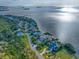 Waterfront neighborhood with gorgeous modern homes, green landscaping, and beautiful water views at 812 Point Seaside Dr, Crystal Beach, FL 34681