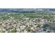 Expansive aerial shot of a vibrant residential area near a lake and lush green spaces at 9810 N 53Rd St, Temple Terrace, FL 33617