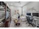 Comfortable home office featuring modern décor, comfortable seating, and ample workspace at 112 W Sligh Ave, Tampa, FL 33604