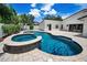 Gorgeous pool with spa offering a tranquil retreat in the backyard at 132 Giralda Ne Blvd, St Petersburg, FL 33704