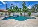 Backyard pool area with a jacuzzi and a gazebo at 132 Giralda Ne Blvd, St Petersburg, FL 33704