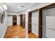 Spacious walk-in closet with custom wood shelving and racks, offering ample storage at 132 Giralda Ne Blvd, St Petersburg, FL 33704