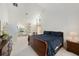 Bright and spacious main bedroom featuring vaulted ceilings and lots of natural light at 14181 Cornewall Ln, Spring Hill, FL 34609
