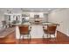 Stylish kitchen featuring an island with bar seating and stainless steel appliances at 14341 Passage Way, Seminole, FL 33776