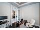 Bright home office with French doors, offering a quiet and productive workspace at 14806 Harry Colt Ct, Tampa, FL 33626