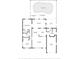 Detailed floor plan layout illustrating room dimensions and flow at 2048 Douglas Ave, Dunedin, FL 34698