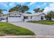 Charming single-story home with a well-manicured lawn, attached garage, and freshly painted white exterior at 2084 Massachusetts Ne Ave, St Petersburg, FL 33703