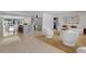 Open-concept living space with kitchen, dining, and living areas, featuring modern finishes at 2084 Massachusetts Ne Ave, St Petersburg, FL 33703
