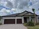 Charming single-story home features a two car garage, brick paved driveway, and beautiful landscaping at 31602 Cardinal Yard Dr, San Antonio, FL 33576
