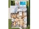 Detailed floor plan showcasing bedrooms, bathrooms, living areas, a pool, and an outdoor dining area at 4311 W Sevilla St, Tampa, FL 33629